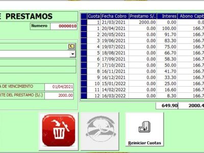 Sistema de Prestamos
